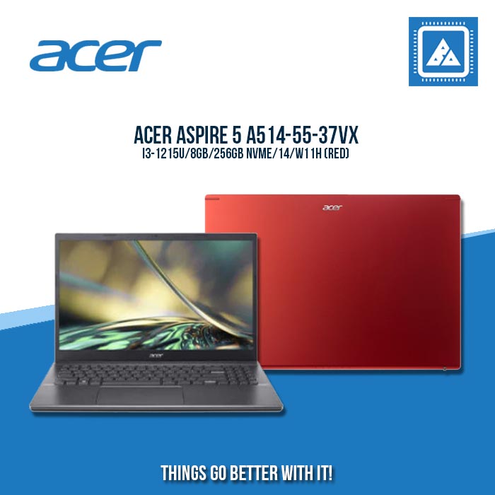 ACER ASPIRE 5 A514-55-37VX I3-1215U/8GB/256GB NVME | BEST FOR STUDENTS LAPTOP ACER ASPIRE 5 A514-55-37VX I3-1215U/8GB/256GB NVME | BEST FOR STUDENTS LAPTOP